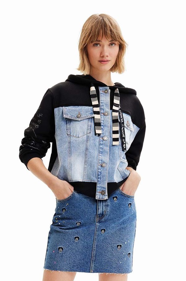 Desigual Traper suknja Desigual mini, ravna