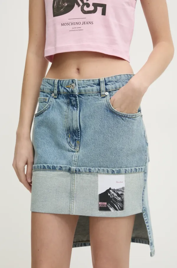 Moschino Jeans Traper suknja Moschino Jeans mini, ravna, 0112 3217