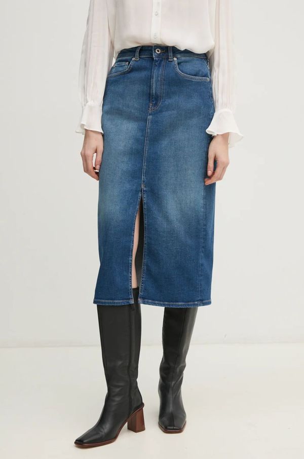 Pepe Jeans Traper suknja Pepe Jeans MIDI SKIRT HW midi, pencil, PL901186IA0