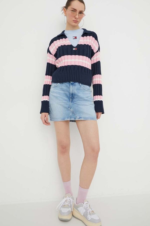 Tommy Jeans Traper suknja Tommy Jeans mini, pencil