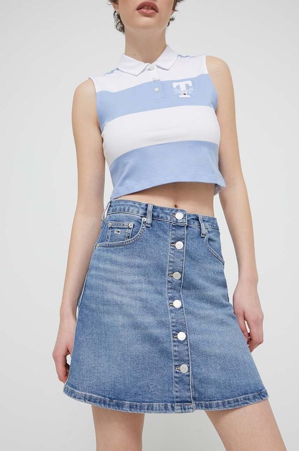 Tommy Jeans Traper suknja Tommy Jeans mini, pencil