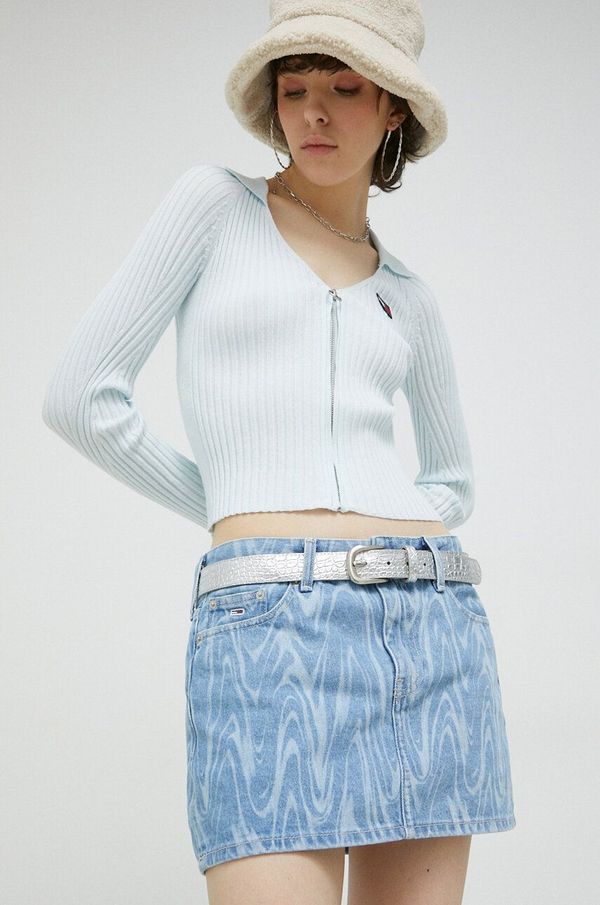 Tommy Jeans Traper suknja Tommy Jeans mini, ravna