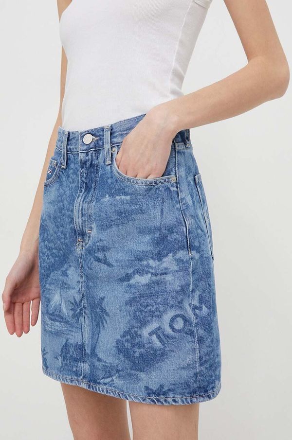 Tommy Jeans Traper suknja Tommy Jeans mini, ravna