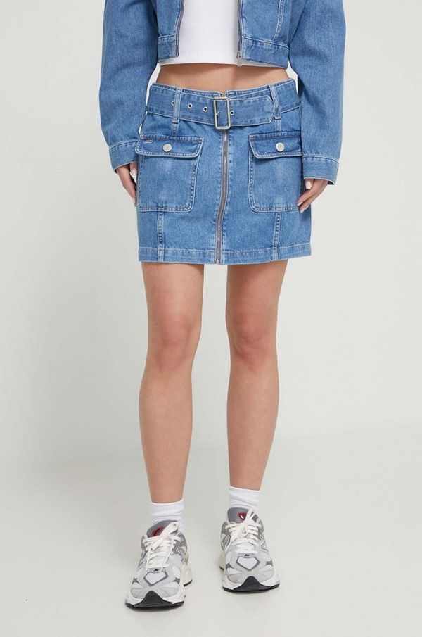 Tommy Jeans Traper suknja Tommy Jeans mini, ravna