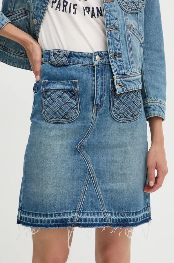 Zadig&Voltaire Traper suknja ZADIG&VOLTAIRE mini, ravna, WWSK00400
