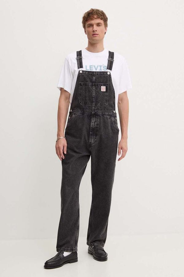 Levi's Traper tregerice Levi's boja: crna, RT OVERALL
