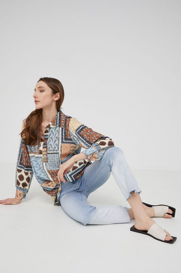 Answear Lab Traperice Answear Lab Premium Jeans za žene, srednje visoki struk