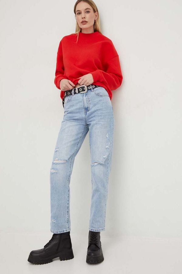 Answear Lab Traperice Answear Lab PREMIUM JEANS za žene, visoki struk