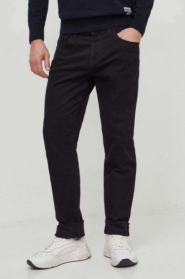 Armani Exchange Traperice Armani Exchange za muškarce, boja: crna