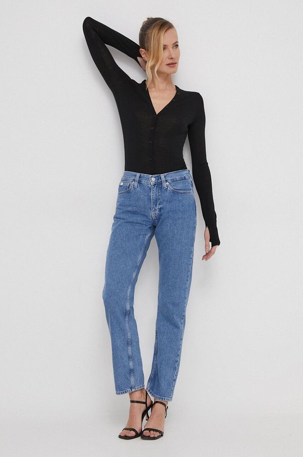 Calvin Klein Jeans Traperice Calvin Klein Jeans za žene, visoki struk, J20J222439