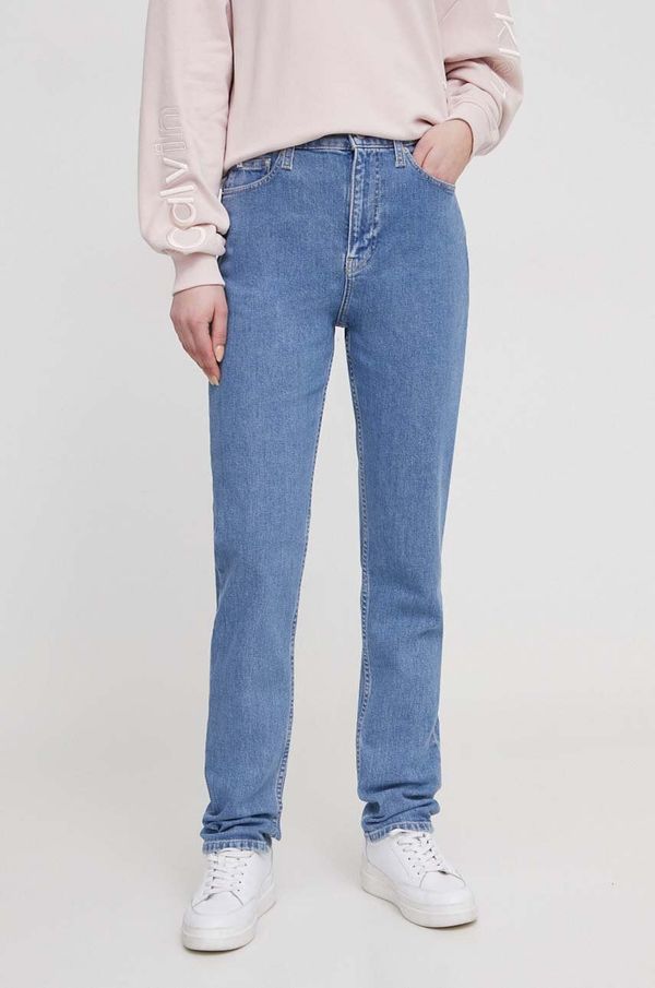 Calvin Klein Jeans Traperice Calvin Klein Jeans za žene, visoki struk, J20J222749