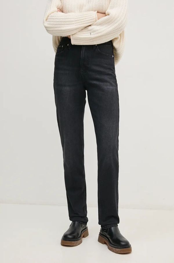 Calvin Klein Jeans Traperice Calvin Klein Jeans za žene, visoki struk, J20J223985
