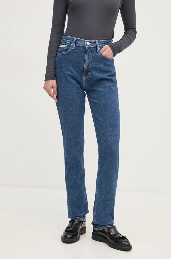 Calvin Klein Jeans Traperice Calvin Klein Jeans za žene, visoki struk, J20J224006