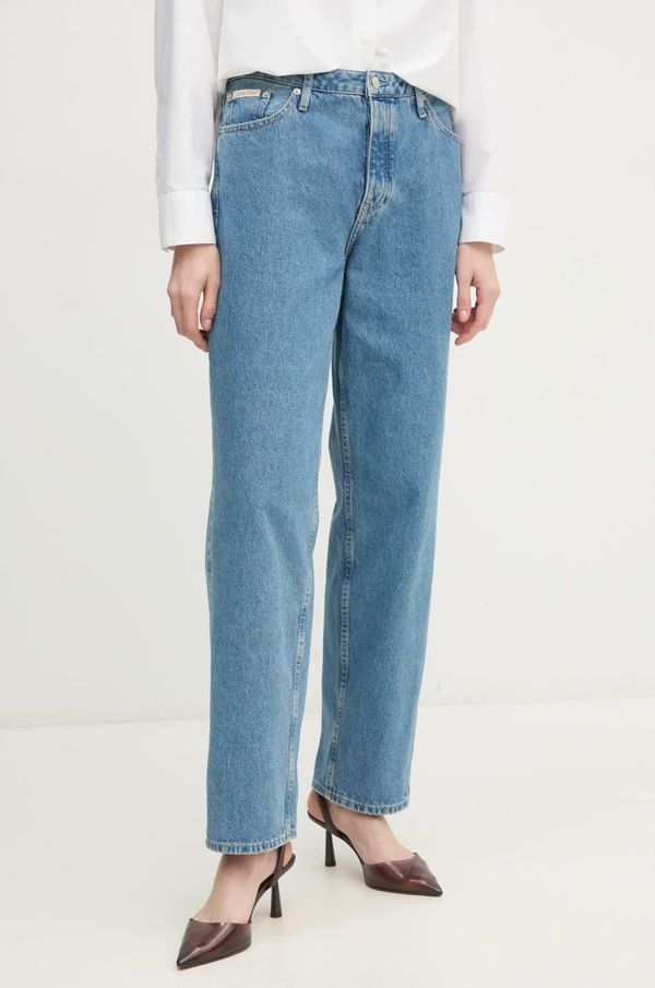 Calvin Klein Jeans Traperice Calvin Klein Jeans za žene, visoki struk, J20J224552