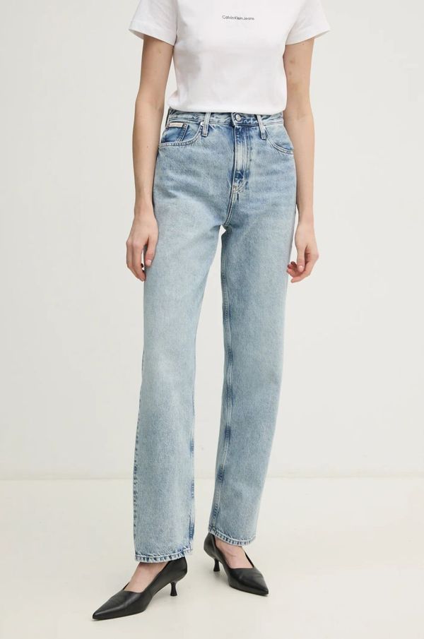 Calvin Klein Jeans Traperice Calvin Klein Jeans za žene, visoki struk, J20J225002