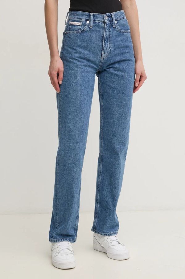Calvin Klein Jeans Traperice Calvin Klein Jeans za žene, visoki struk, J20J225126