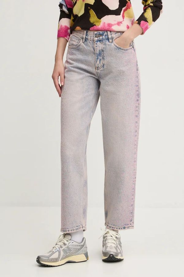 Desigual Traperice Desigual CARA za žene, visoki struk, 24WWDD92