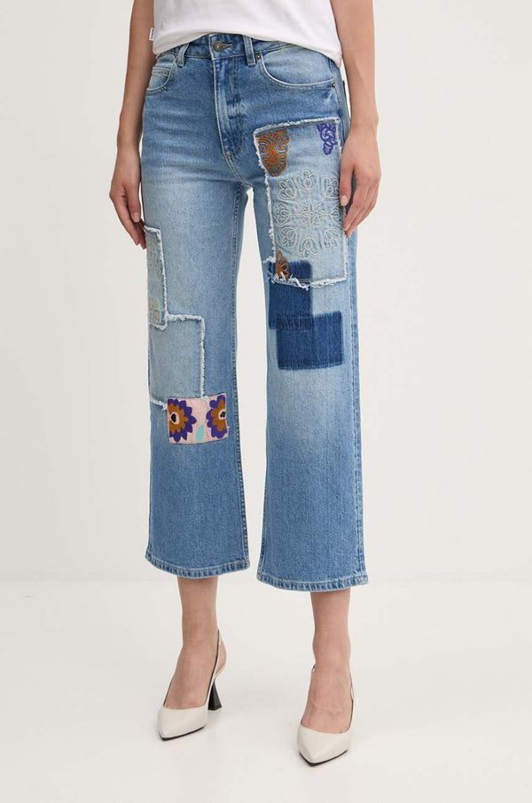 Desigual Traperice Desigual MILA za žene, visoki struk, 24WWDD97