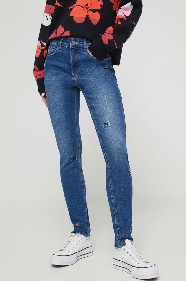Desigual Traperice Desigual za žene, boja: tamno plava