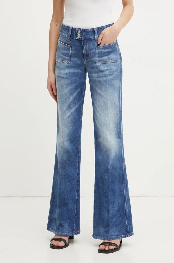 Diesel Traperice Diesel D-HUSH L.32 TROUSERS za žene, visoki struk, A13820.09L19