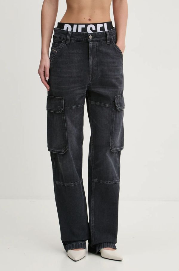 Diesel Traperice Diesel D-POT-CARGO L.32 TROUSERS za žene, visoki struk, A16355.007Z9