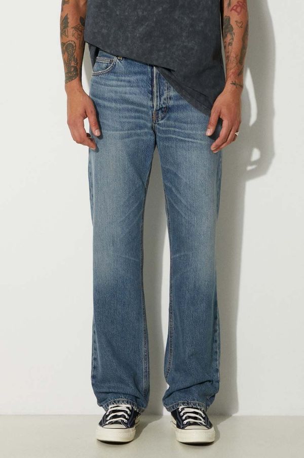 Fiorucci Traperice Fiorucci Mid Blue Regular Fit Jeans za muškarce, M01FPDJE071DN01DN02
