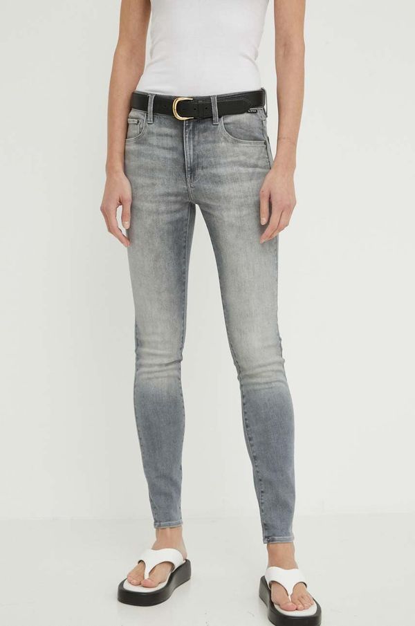 G-Star Raw Traperice G-Star Raw 3301 za žene, boja: siva
