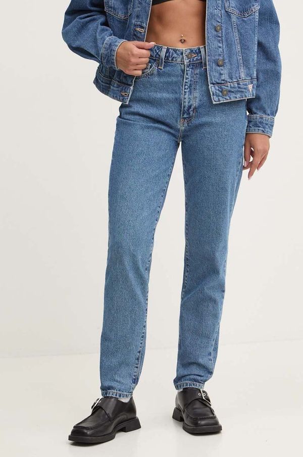 Guess Jeans Traperice Guess Jeans za žene, visoki struk, W4YA0D D5CC3
