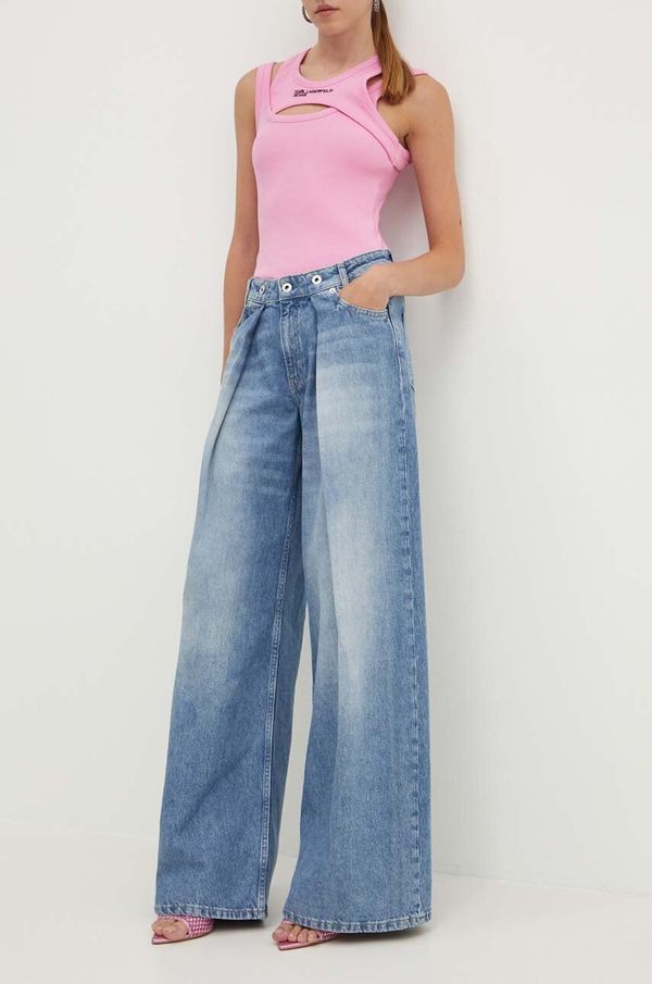 Karl Lagerfeld Jeans Traperice Karl Lagerfeld Jeans za žene, visoki struk, 245J1108