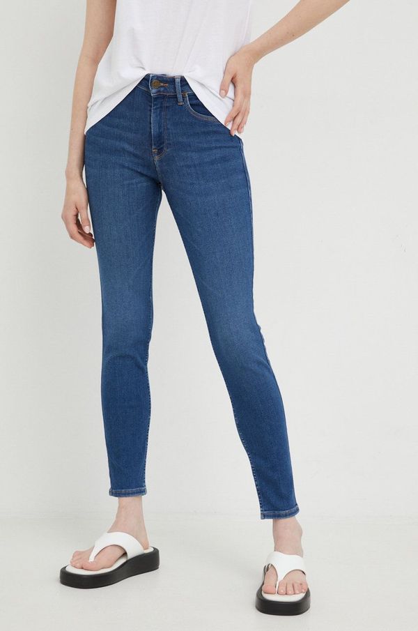 Lee Traperice Lee Foreverfit Dark Subtle Worn za žene, visoki struk