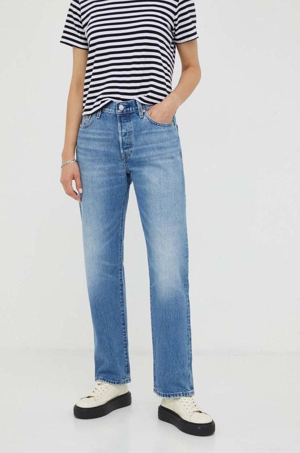 Levi's Traperice Levi's 501 90S za žene, srednje visoki struk