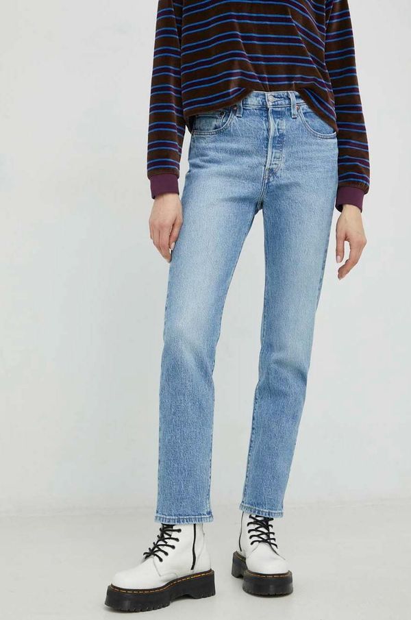 Levi's Traperice Levi's 501 za žene, visoki struk
