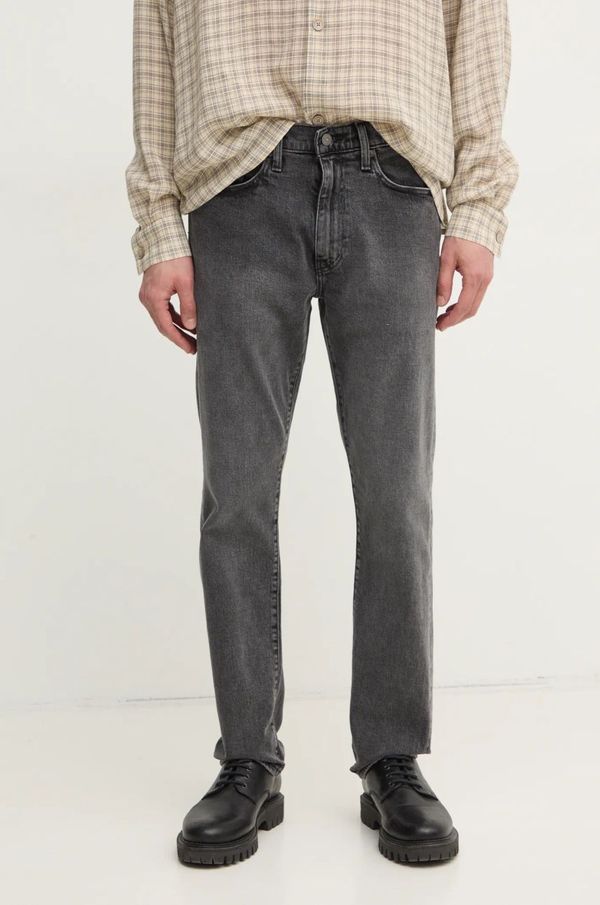 Levi's Traperice Levi's 502 TAPER za muškarce, boja: siva