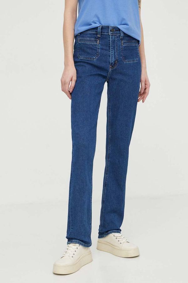 Levi's Traperice Levi's 724 TAILORED za žene, boja: tamno plava