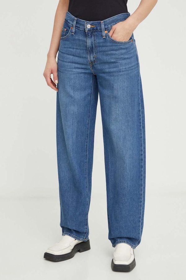 Levi's Traperice Levi's BAGGY DAD za žene, srednje visoki struk