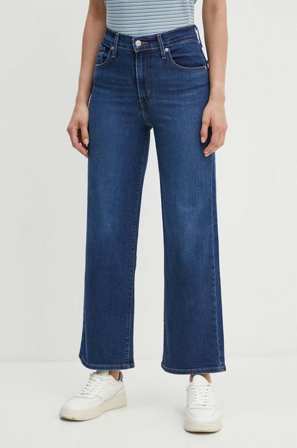 Levi's Traperice Levi's HIGH RISE WIDE LEG za žene, boja: tamno plava, 72970