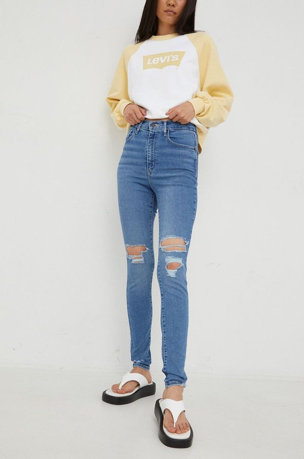 Levi's Traperice Levi's Mile High Super Skinny za žene, visoki struk