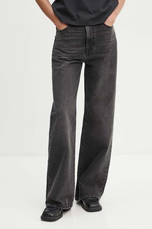 Levi's Traperice Levi's za žene, boja: crna