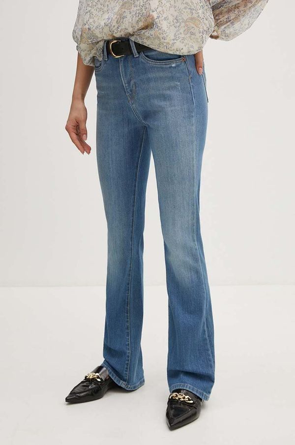 Pepe Jeans Traperice Pepe Jeans FLARE HW za žene, visoki struk, PL204733RI3