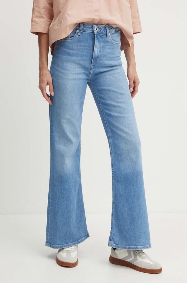 Pepe Jeans Traperice Pepe Jeans FLARE HW za žene, visoki struk, PL204734MQ4
