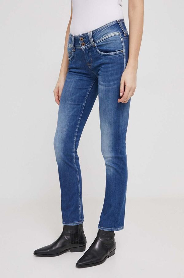 Pepe Jeans Traperice Pepe Jeans GEN za žene, visoki struk, PL204159D45