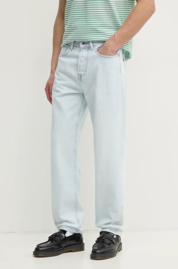 Pepe Jeans Traperice Pepe Jeans LOOSE JEANS INFUSED WHITE za muškarce, PM2082112