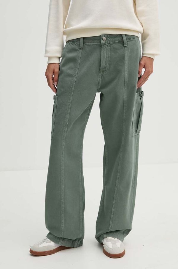 Pepe Jeans Traperice Pepe Jeans LOOSE ST JEANS HW CLR za žene, visoki struk, PL204726