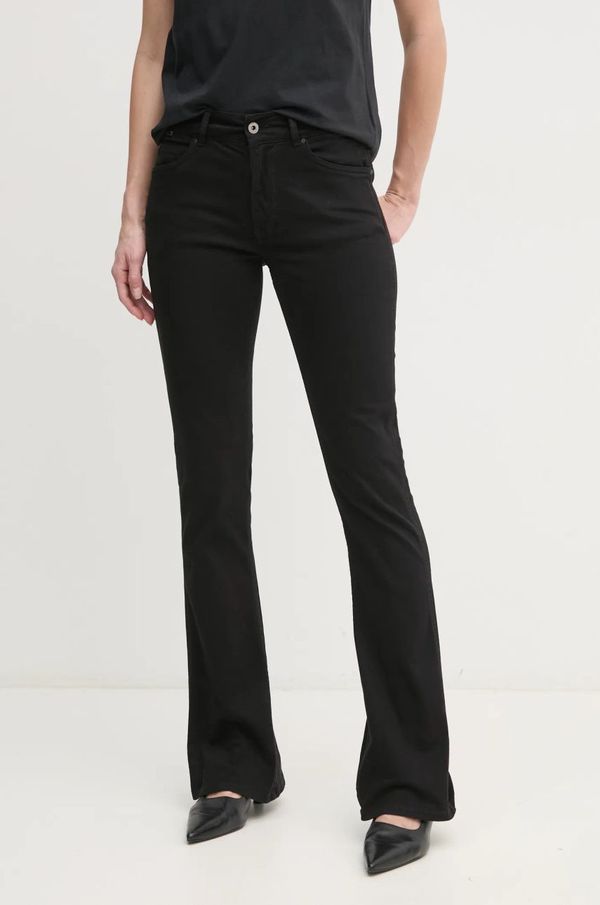 Pepe Jeans Traperice Pepe Jeans MID RISE FLARE NEW PIMLICO za žene, srednje visoki struk, PL211812