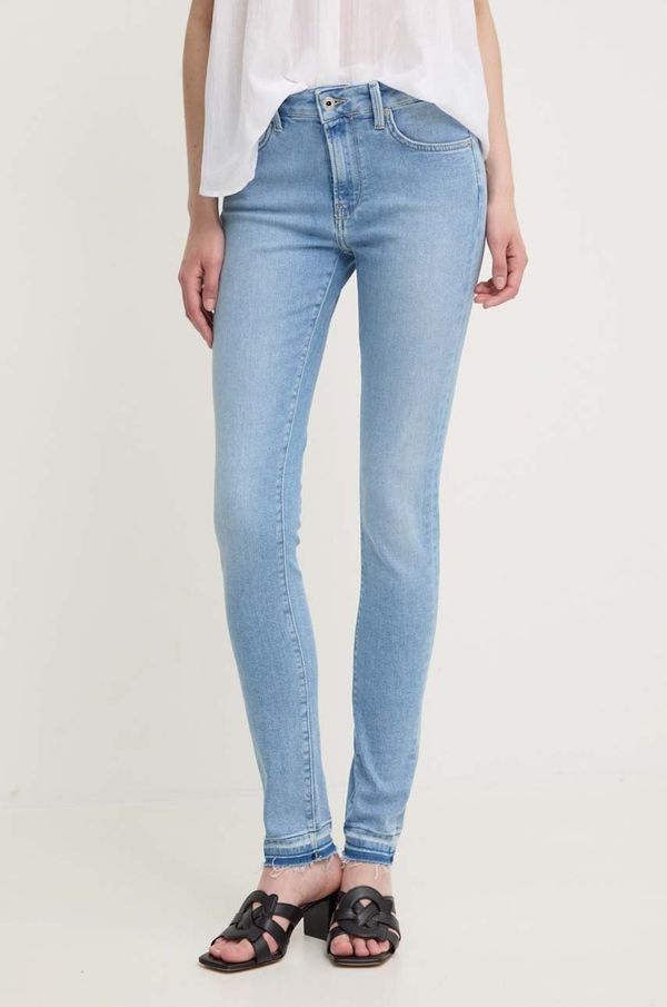 Pepe Jeans Traperice Pepe Jeans SKINNY JEANS MW za žene, PL204728MP9