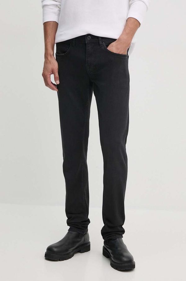Pepe Jeans Traperice Pepe Jeans SLIM GYMDIGO JEANS za muškarce, boja: crna, PM207389XH4