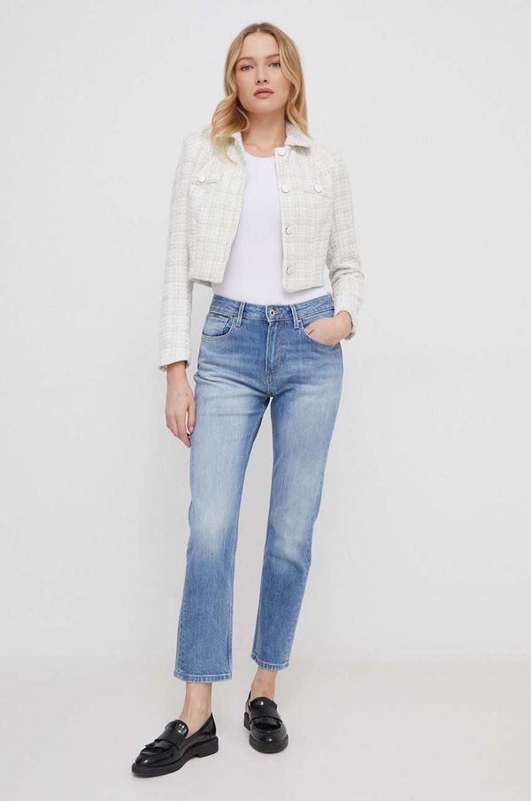 Pepe Jeans Traperice Pepe Jeans STRAIGHT HW za žene, visoki struk, PL204592MI7