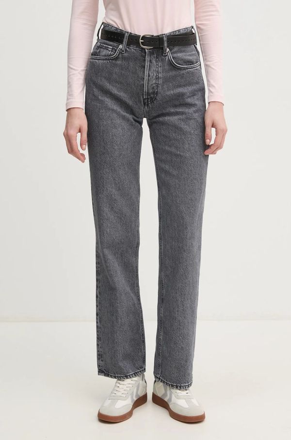 Pepe Jeans Traperice Pepe Jeans STRAIGHT JEANS HW ROBYN za žene, visoki struk, PL204901UM0