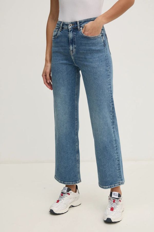 Pepe Jeans Traperice Pepe Jeans STRAIGHT JEANS UHW LEXA za žene, visoki struk, PL204731IA3
