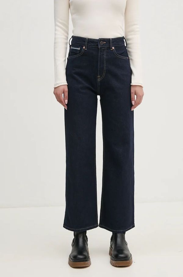 Pepe Jeans Traperice Pepe Jeans STRAIGHT JEANS UHW za žene, visoki struk, PL204731AB3